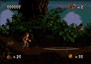 Скриншот игры Pitfall: The Mayan Adventure